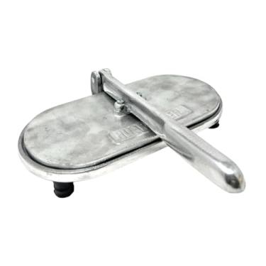 Imagem de Huarache Press Tortilla Maker, prensa de guarache, prato mexicano, alumínio fundido Huarachera autêntico 23 cm