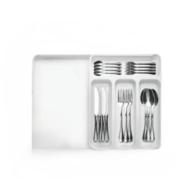 Imagem de Organizador de Gaveta Extensível Divisor Porta Talheres Utensílios Cozinha