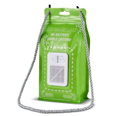 Imagem de Lâmpada de água salgada sem baterias Luz de sobrevivência de emergência reutilizada com 3 LED 50 lúmen brilhante durading para quedas de energia de acampamento interno externo