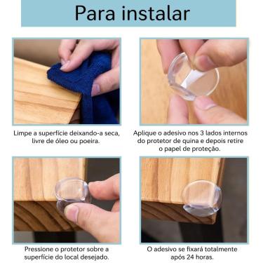 Imagem de Protetor Para Quina Transparente PVC Macio Comtac Kids 4207