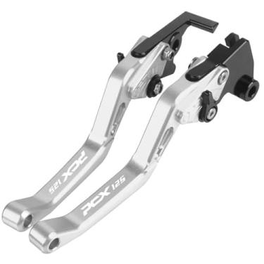 Imagem de Alavancas de freio e embreagem ajustáveis ​​para motocicletas, peça de reposição, alavanca de manopla, acessórios para alavanca de freio e embreagem, para PCX125 PCX150 PCX 125 150 2017 2018 2019