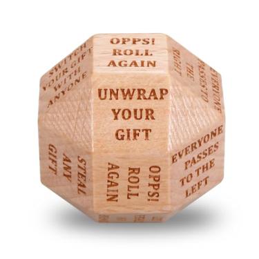 Imagem de NUBARKO Santa Swap Gift Exchange Game Dice Exchange Gifts Family Gag Gifts for Christmas Party Funny White Elephant Gifts for Adults Exchange Dice Game Christmas Party Stocking Stuffers for Women Men