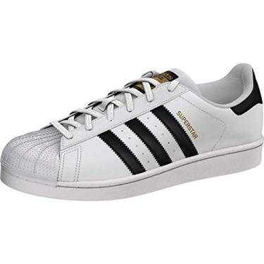 Imagem de adidas Originals Superstar Tênis de Corrida Feminino, Branco/Núcleo Preto/Off White, 10