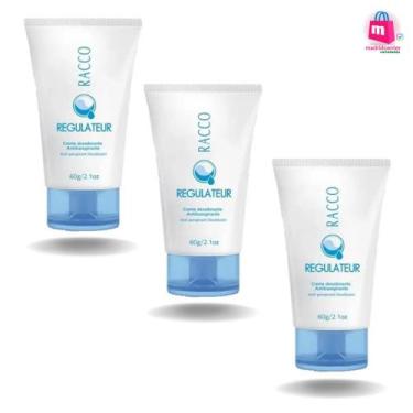 Imagem de Kit 03 cremes desodorantes anti transpirante Regulateur, 60ml - Racco