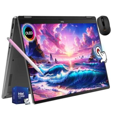 Imagem de ASUS Vivobook Flip 35.6 cm OLED Touch Copilot+ Laptop, Intel EVO Core Ultra 7 256V, Wi-Fi 7, dobradiça de 360°, Thunderbolt4, Win 11, com mouse sem fio e caneta Stylus (16 GB de RAM | SSD de 2 TB)