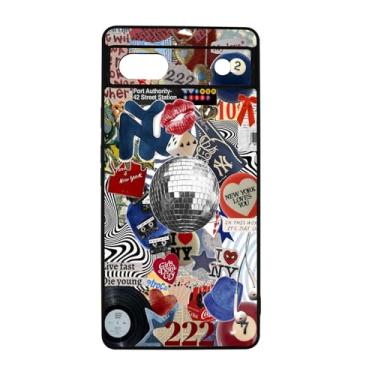 Imagem de qizjio Colagem linda capa de telefone moderna à prova de choque protetora Downtown Girl para Google Pixel 6A