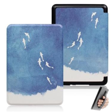 Imagem de GUKSRASO Capa para Kindle Paperwhite 12ª Geração (7") / Colorsoft Signature Edition 2024 - com Função Automática de Dormir/Despertar e Alça de Mão