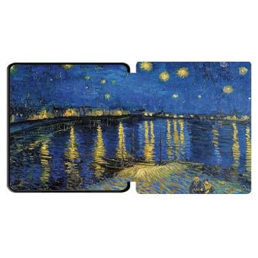 Imagem de Yzlvigrous Capa para Kindle Oasis 9/10ª Geração 2017/2019, Tampa de Casca Traseira TPU de 7 Polegadas com Recurso de Vigília do Sono Automático, Modelo: CW24WI/S8IN4O