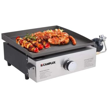 Imagem de Churrasqueira a Gás Portátil com 1 Queimador, 13000 BTU, CAMPLUX ENJOY OUTDOOR LIFE GG301S, Prateado