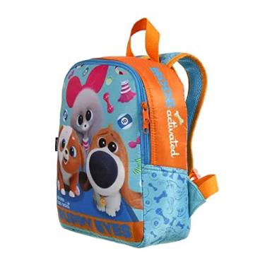 Imagem de Mochila M, Pets 2, Dermiwil, 37303, Azul e Laranja