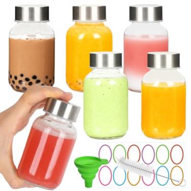 Imagem de BIGIVACA Garrafas de água de vidro de 5/283.5 g, pacote com 6 (141.7 g-6 pacotes)