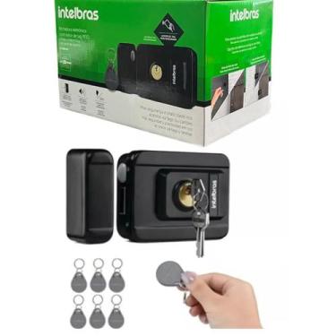 Imagem de Fechadura Elétrica C/ Leitor de Tag RFID Intelbras FX 3000 MF