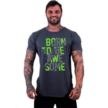 Imagem de Camiseta Longline MXD Conceito Born To Be Awesome Masculina-Masculino