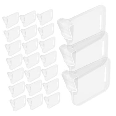 Imagem de IWOWHERO 40 peças divisórias de geladeira multifuncionais separador de plástico doméstico para organização eficiente do congelador porta lateral acessório de geladeira inserção de armazenamento