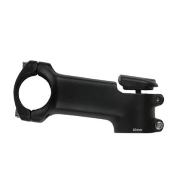 Imagem de Mesa de guidão quadrada com tampa, ângulo de 7 graus, 28,6 x 31,8 mm, compatível com garfos de 70/80/90/100/110/120 mm para bicicletas de montanha (MTB).(90MM)