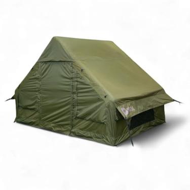Imagem de Barraca 3/4 Pessoas Inflável Camping Challet Militar Exército C Inflador
