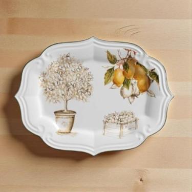 Imagem de Travessa Grande Toscana Branco Scalla Ceramica