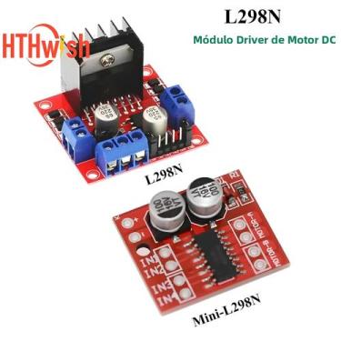 Imagem de Módulo Driver De Motor DC L298N De Alta Potência Para Arduino, Motor D