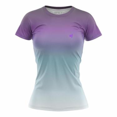 Imagem de Camiseta Feminina Academia Estampa Degradê Gola Redonda-Feminino