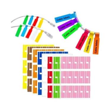 Imagem de Etiquetas De Cabo Coloridas E Impermeáveis Autoadesivas 240/480pcs, Ad