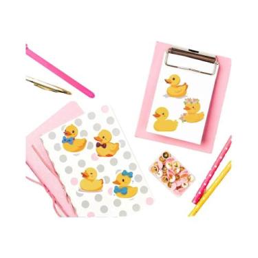 Imagem de Adesivos De Patinho Cartoon Fofos 500PCS À Prova d'Água Para Caderno, 
