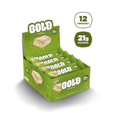 Imagem de Barra de Proteína BOLD Snacks Pistache (20g de Proteína) - Caixa com 1