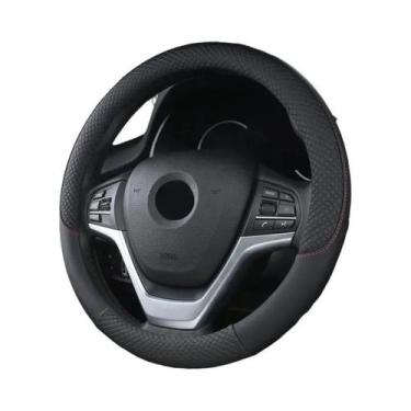 Imagem de Capa De Volante Antiderrapante De Couro PU Respirável De 38cm, Proteto
