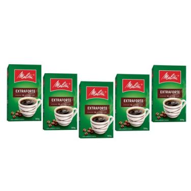 Imagem de Café Em Pó Extra Forte Melitta 500g Kit 5, Café Melitta Extra Forte To