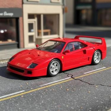 Imagem de Miniatura Ferrari F40 Coupe 1987-92 1:43 Norev Vermelho