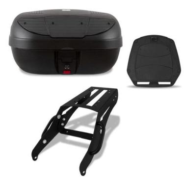 Imagem de Baú 45 litros pro tork + bagageiro em chapa honda cb 500x 2014/16, FUM
