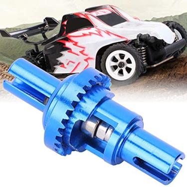Imagem de Diferencial de carro RC para Wltoys, tamanho pequeno, bom desempenho, peso leve, diferencial de carro RC para exterior(Azul)