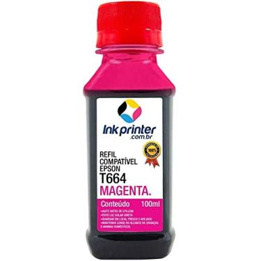 Imagem de Tinta para Epson L120 - Magenta - Compatível Ink Printer (t664-100ml)