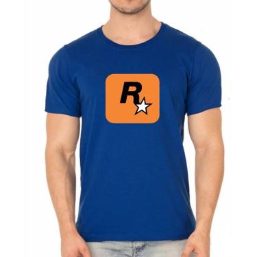Imagem de Camiseta Camisa 100%  Algodão Logo Rockstar Games