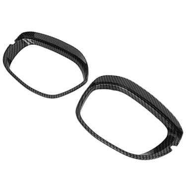 Imagem de Espelho lateral Capa de chuva Espelho retrovisor durável Acabamento das sobrancelhas Anti-envelhecimento para modificação do carro