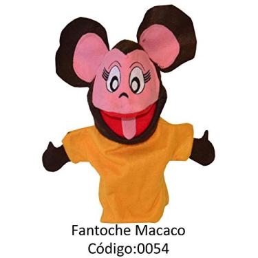 Imagem de FANTOCHE MACACO - ANIMAL SELVAGEM - TIA PAULA FANTOCHES