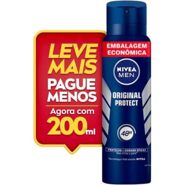 Imagem de Nivea Men Desodorante Antitranspirante Aerossol Original Protect 200ml