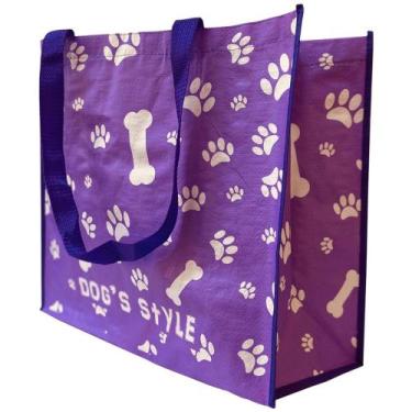 Imagem de Bolsa Ecologica Reutilizavel Sacola de Ombro Ecobag Dobravel Compras R