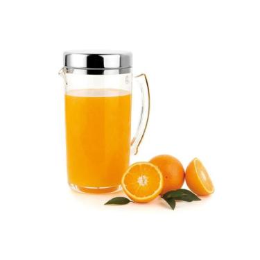 Imagem de Jarra para suco de acrílico com tampa inox 2L Vision Forma
