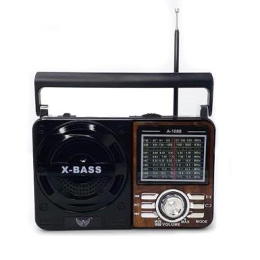 Imagem de Radio Retro Usb Sd Radio Am Fm Portátil Bivolt - Altomex