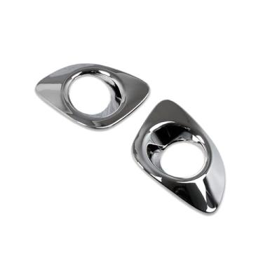 Imagem de Beautost Adequado para Toyota Corolla Cross Hybrid 2022 2023 2024 capa de farol de neblina frontal guarnição ABS cromado