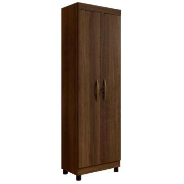 Imagem de Armario Multiuso New Roma com 2 Portas e Chaves - BENETIL, Imbuia