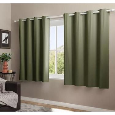 Imagem de Cortina Multi-Fácil Gifran Blackout com Voil 2,80 X 1,60 Verde Oliva -