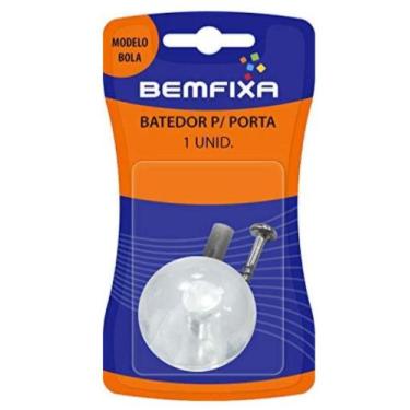 Imagem de Batedor Para Porta - Modelo Bola Bemfixa Transparente