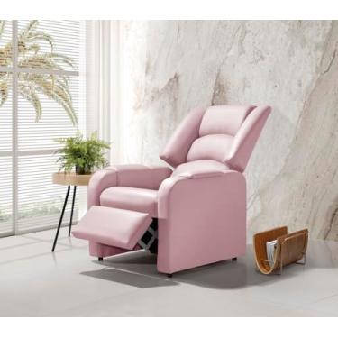 Imagem de Poltrona Do Papai Reclinável Confortável Suécia - Corino Rosa