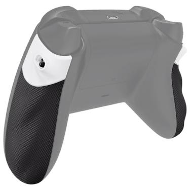 Imagem de eXtremeRate Kit de manoplas laterais emborrachadas Flexor para controle Xbox Series X/S, antiderrapante e ergonômico, para controle Xbox Core – branco texturizado