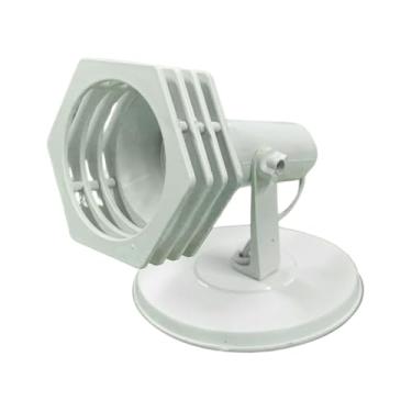 Imagem de Spot Direcionável Branco Total E27 Bivolt Sobrepor Teto Sextavado 1 Bocal P Lâmpada LED (Branco)