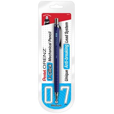 Imagem de Pentel Lapiseira Orenz 0,7 mm, linha média, barril azul, pacote com 1 (PP507BP)