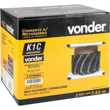 Imagem de Corrente K1c Para Motosserra Rolo Com 7,62 Metros 25 Pés Vonder