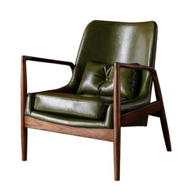 Imagem de URGDWEKJY Sofá cadeira estilo europeu sofá único sala de estar estudo varanda hotel B & B cadeira sofá preguiçoso sala de estar sofá