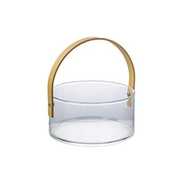 Imagem de FTOQWZXV Balde de gelo balde de gelo balde de armazenamento balde de gelo transparente balde de cerveja champanhe adequado para bar família, festas, bebidas, refrigerador/balde de cerveja (tamanho